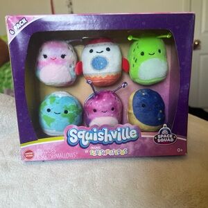 Squishmallows Squishville Space Adventure Plush Set
